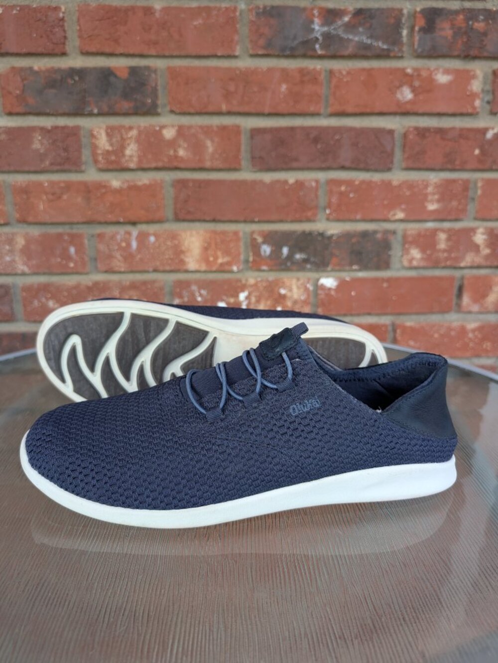 Mens Olukai Alapa Li Blue Slip On Shoes Size 10